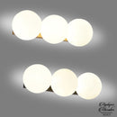 Appliques murales boules