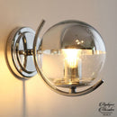 Appliques murales chrome