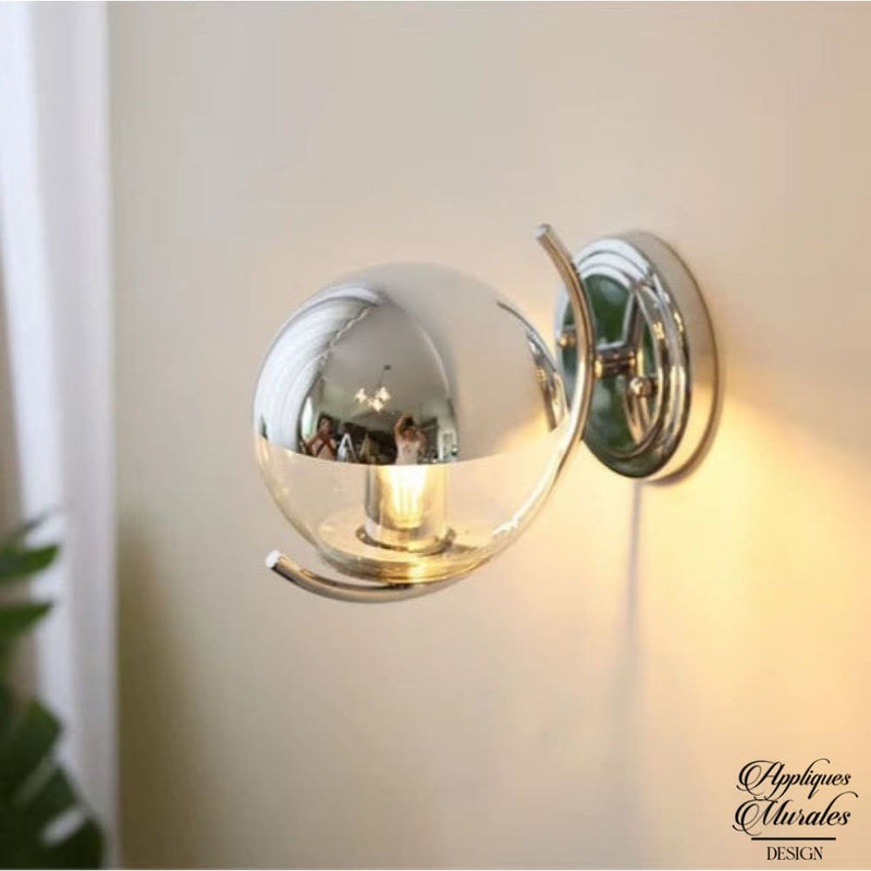 Appliques murales chrome