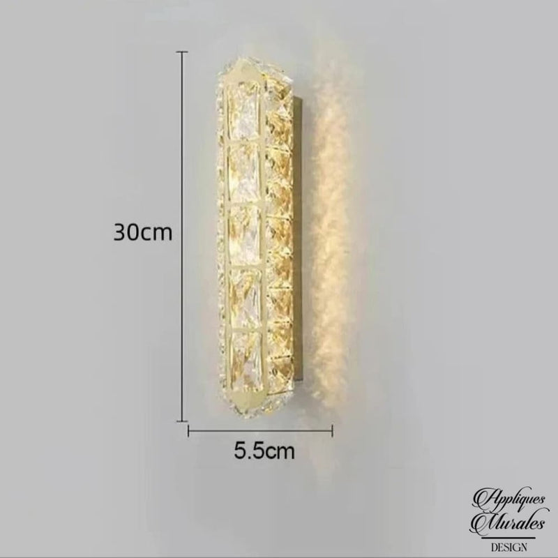 Appliques murales cristal