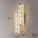 Appliques murales cristal