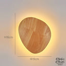 Appliques murales en bois