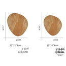 Appliques murales en bois