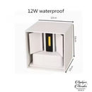 Appliques murales exterieures led