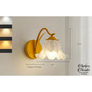 Appliques murales fleurs