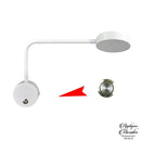 Appliques murales orientables