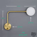 Appliques murales orientables