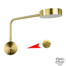 Appliques murales orientables