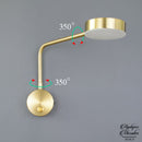 Appliques murales orientables