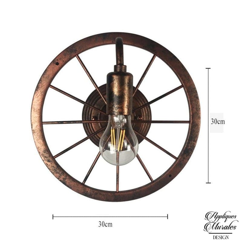 Appliques murales roues