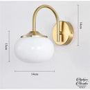 Globe applique murale