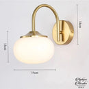 Globe applique murale