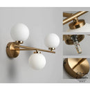 Globe verre applique murale