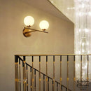 Globe verre applique murale