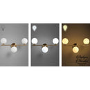 Globe verre applique murale