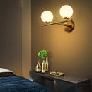 Globe verre applique murale