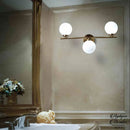 Globe verre applique murale