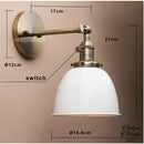 Lampe applique murale avec interrupteur