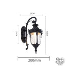 Lanterne applique murale