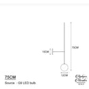 Longue applique murale