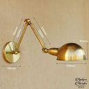 Luminaire applique murale bras articule