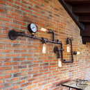 Applique mural industrielle tuyau