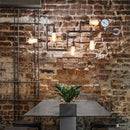 Applique mural industrielle tuyau