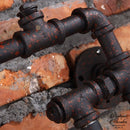 Applique mural industrielle tuyau