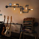 Applique mural industrielle tuyau