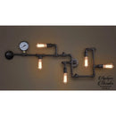 Applique mural industrielle tuyau