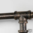 Applique mural industrielle tuyau