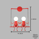 Applique murale bonhomme balancoire