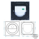 Applique murale cage d’escalier