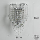 Applique murale cristal