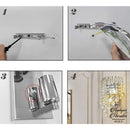 Applique murale cristal