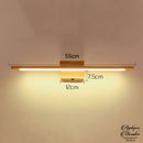 Applique murale en bois salle de bain