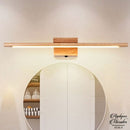 Applique murale en bois salle de bain