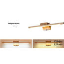 Applique murale en bois salle de bain