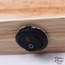 Applique murale en bois salle de bain