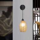 Applique murale en rotin