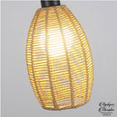 Applique murale en rotin