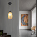 Applique murale en rotin