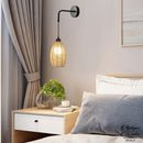 Applique murale en rotin