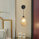 Applique murale en rotin