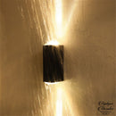 Applique murale exterieur double faisceau