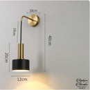 Applique murale metal