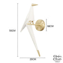 Applique murale oiseau