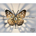 Applique murale papillon