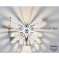 Applique murale papillon