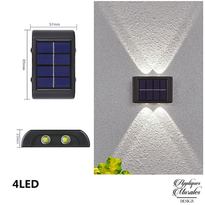 Applique murale solaire